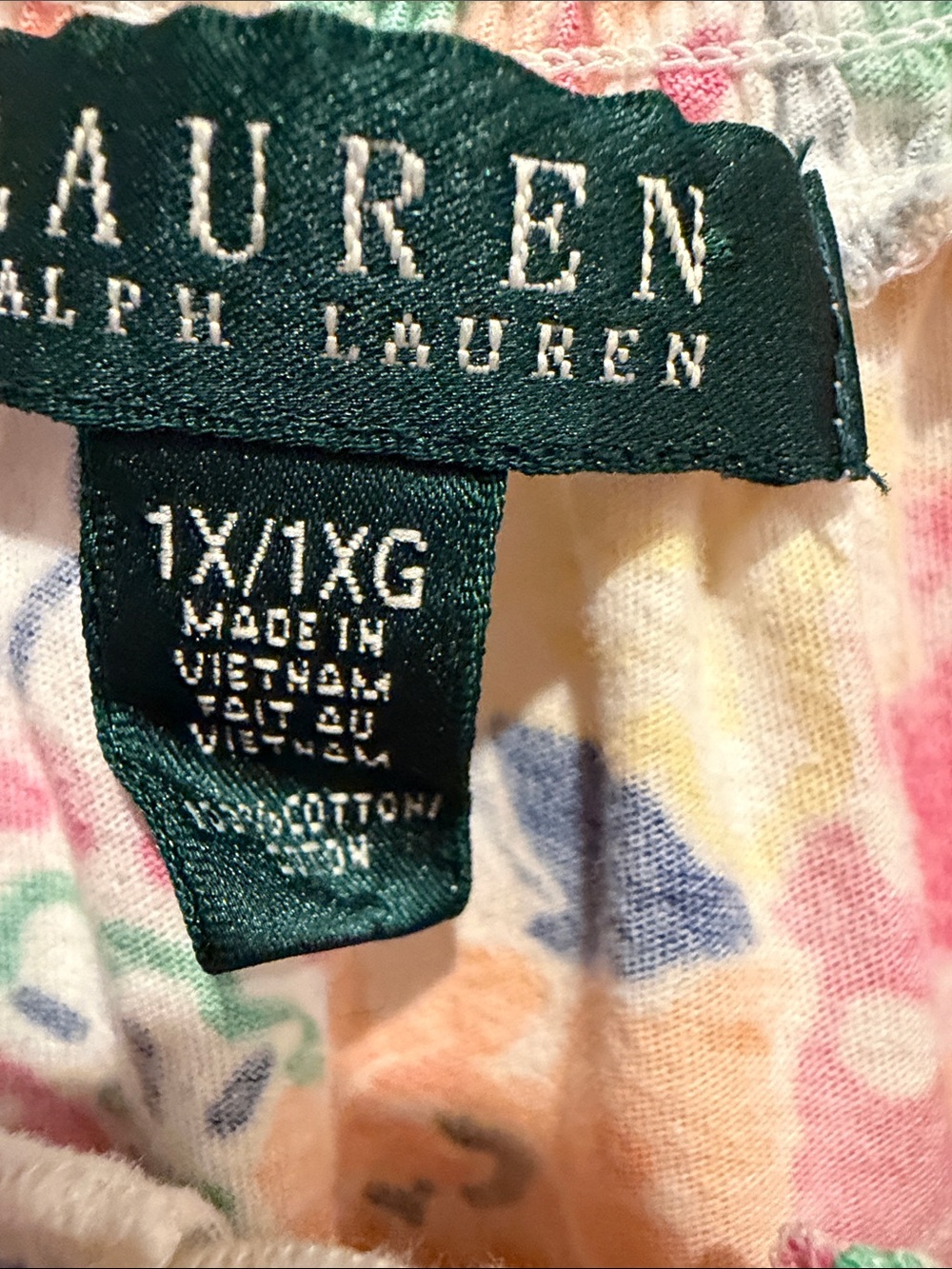 Ralph Lauren Multicolor Floral Paisley Ruffle-Front Blouse - Picture 2 of 5